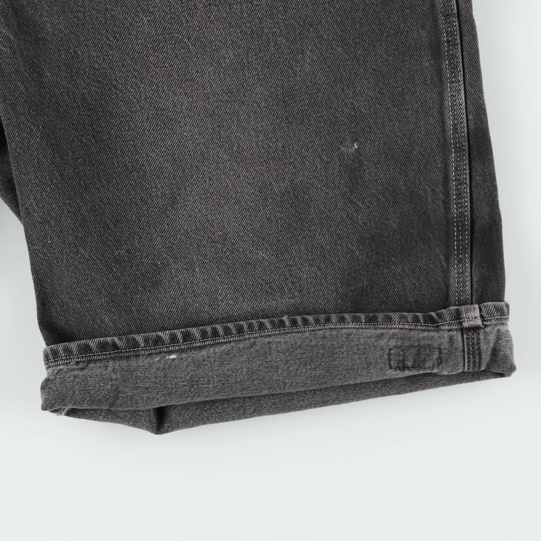 Dickies denim painter shorts, half pants, men's, w35 equivalent unclear black type Vintage Second Hand