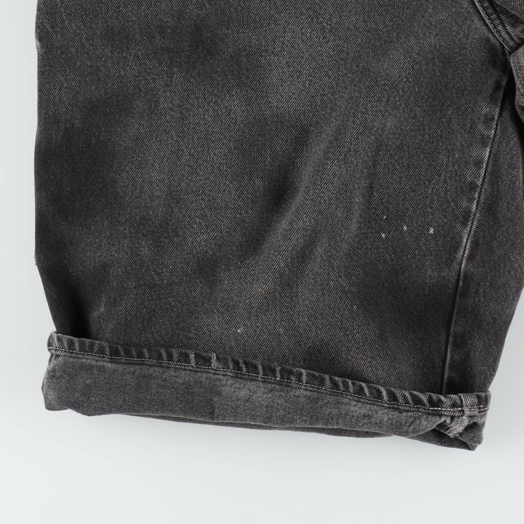 Dickies denim painter shorts, half pants, men's, w35 equivalent unclear black type Vintage Second Hand