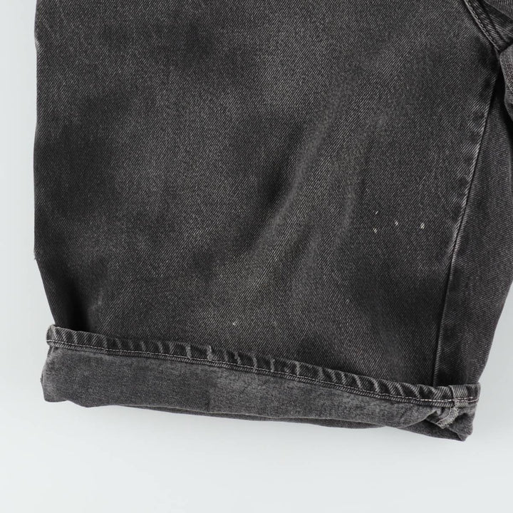 Dickies denim painter shorts, half pants, men's, w35 equivalent unclear black type Vintage Second Hand