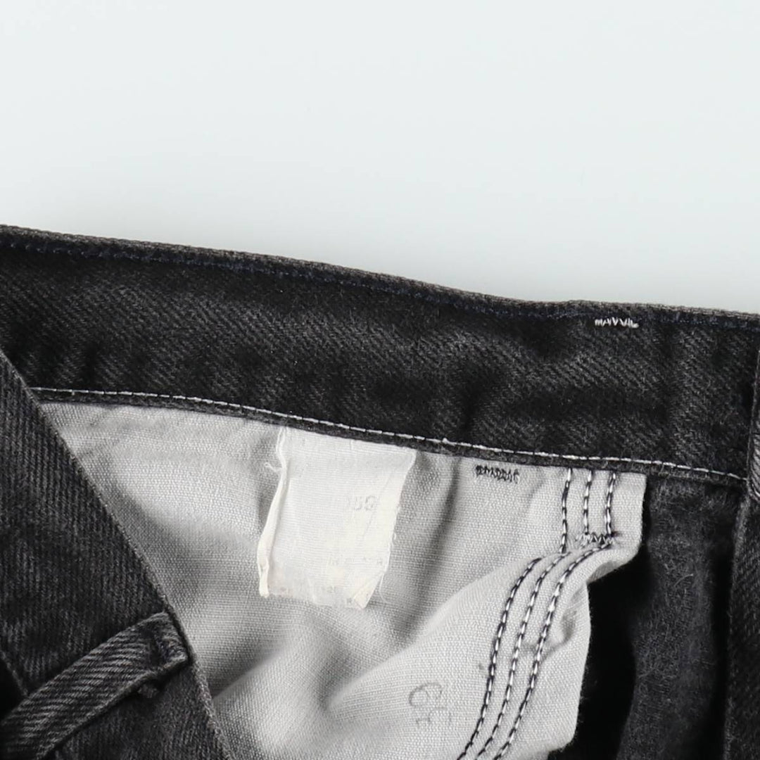 Wrangler Black Denim Shorts for Men, W35 unclear black type Vintage Second Hand