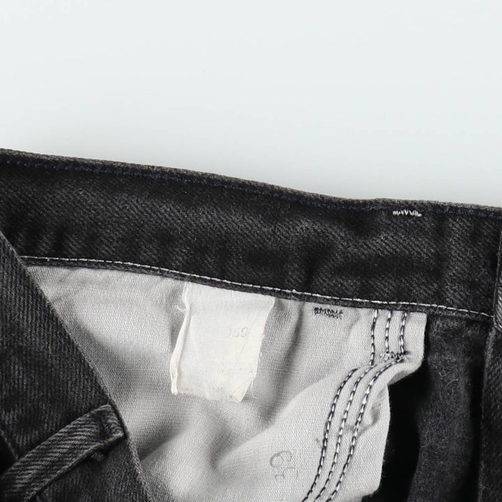 Wrangler Black Denim Shorts for Men, W35 unclear black type Vintage Second Hand