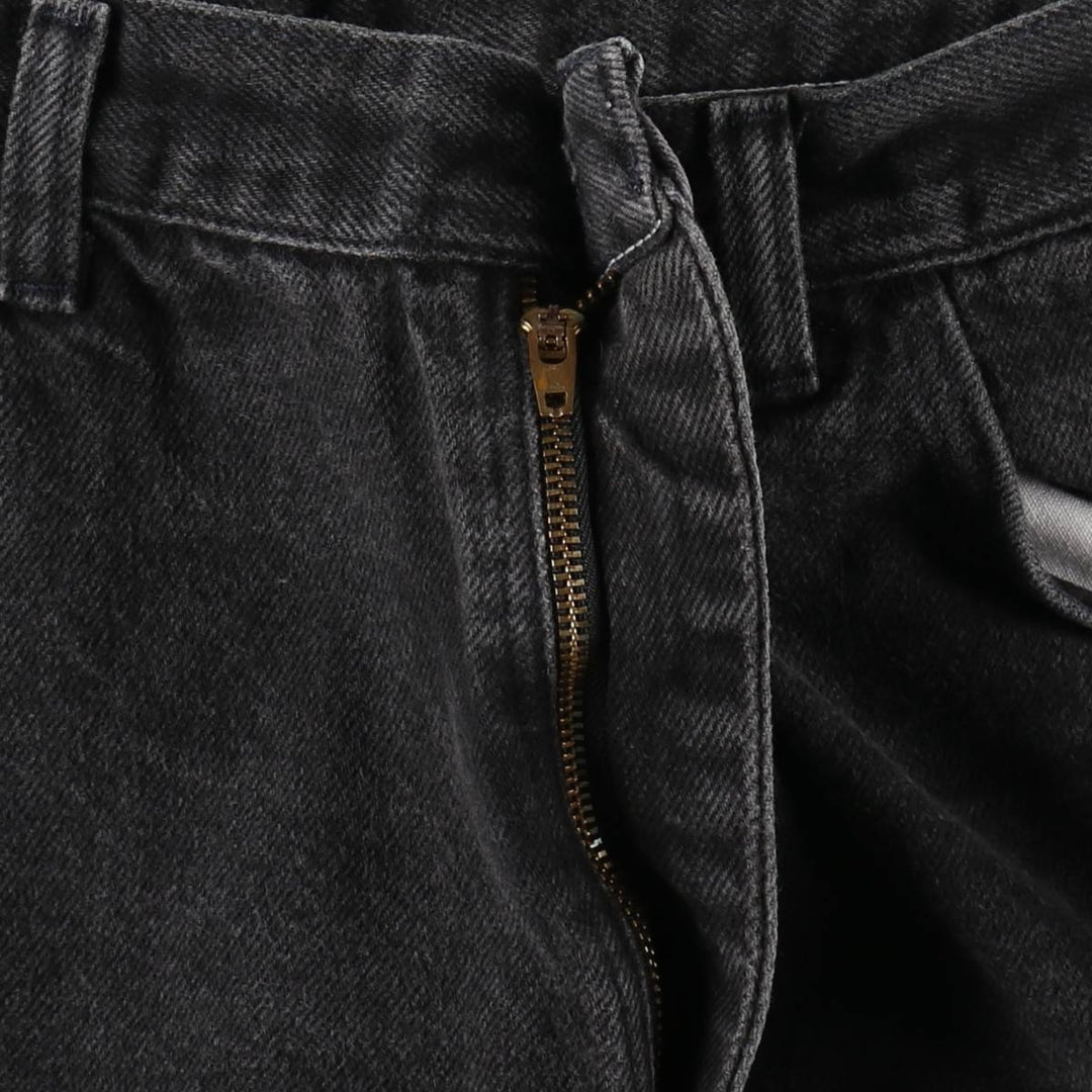 Wrangler Black Denim Shorts for Men, W35 unclear black type Vintage Second Hand