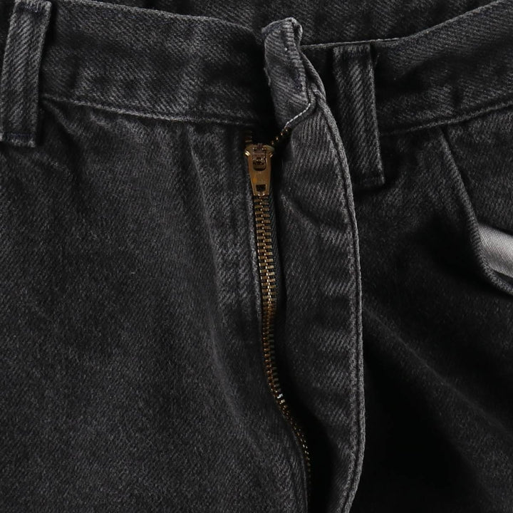 Wrangler Black Denim Shorts for Men, W35 unclear black type Vintage Second Hand