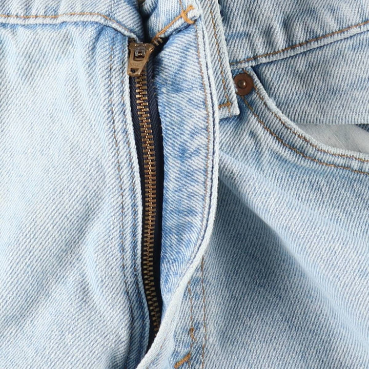 90'S Levi's 550 Denim Shorts, Half Pants, Made in USA, Men's W34 (approx.), Vintage cotton Blue type light blue Vintage Second Hand