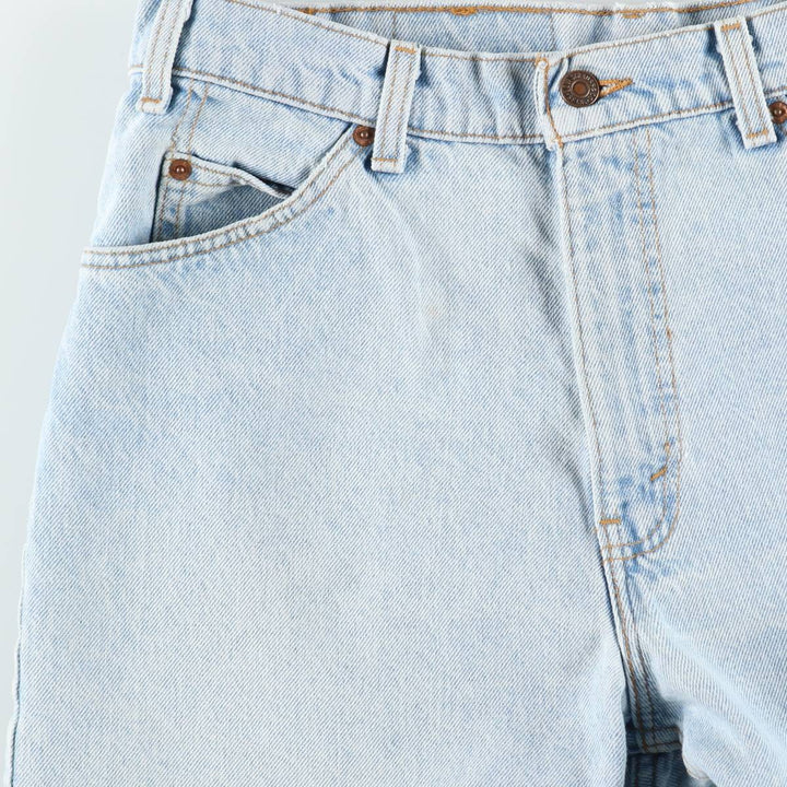 90'S Levi's 550 Denim Shorts, Half Pants, Made in USA, Men's W34 (approx.), Vintage cotton Blue type light blue Vintage Second Hand