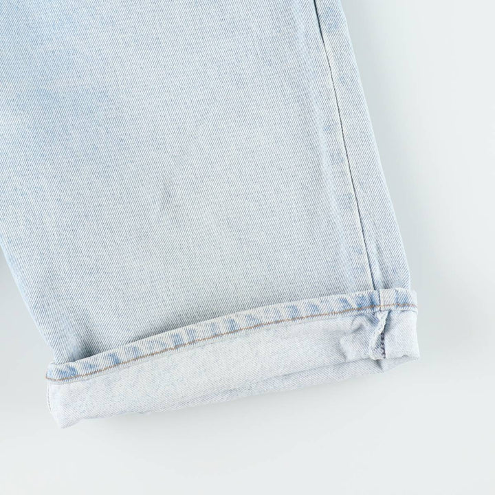 90'S Levi's 550 Denim Shorts, Half Pants, Made in USA, Men's W34 (approx.), Vintage cotton Blue type light blue Vintage Second Hand