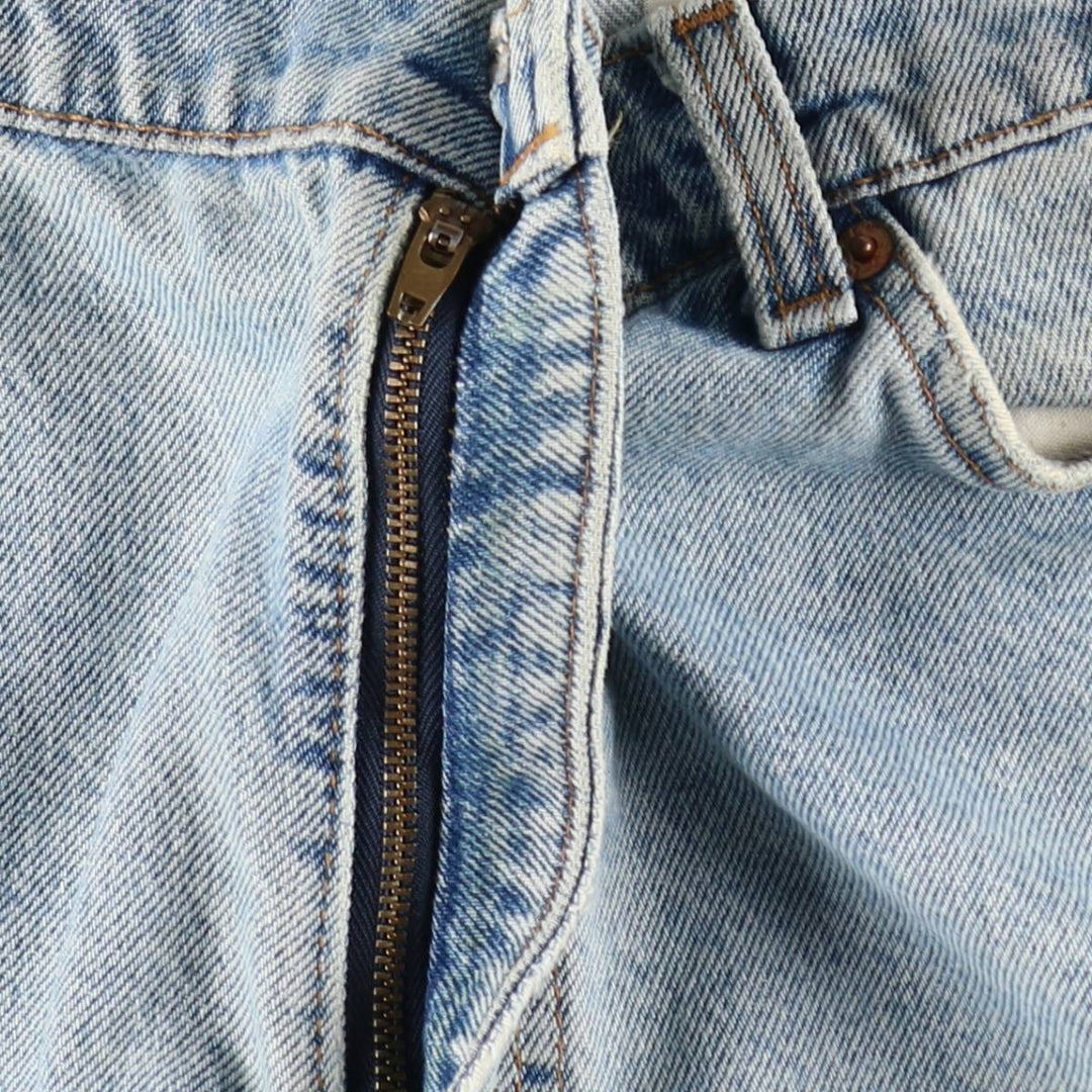 90'S Levi's 550 Orange Tab Denim Shorts, Half Pants, Made in USA, Men's W36 (approx.), Vintage cotton Blue type light blue Vintage Second Hand