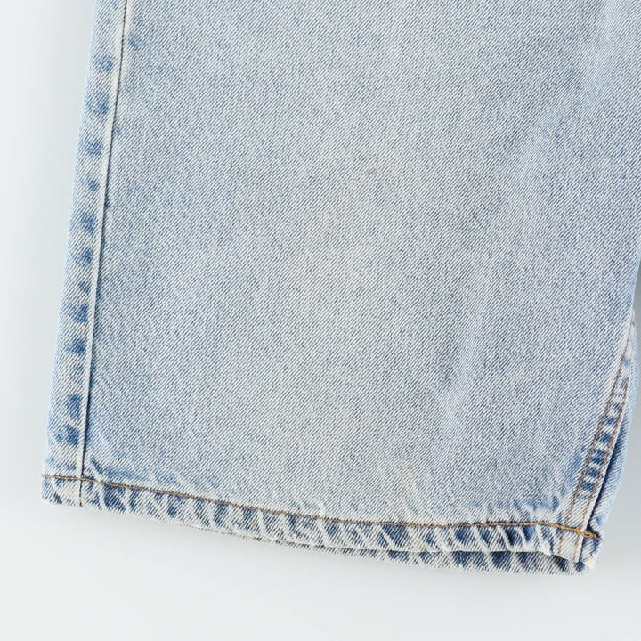 90'S Levi's 550 Orange Tab Denim Shorts, Half Pants, Made in USA, Men's W36 (approx.), Vintage cotton Blue type light blue Vintage Second Hand