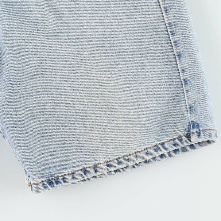 90'S Levi's 550 Orange Tab Denim Shorts, Half Pants, Made in USA, Men's W36 (approx.), Vintage cotton Blue type light blue Vintage Second Hand