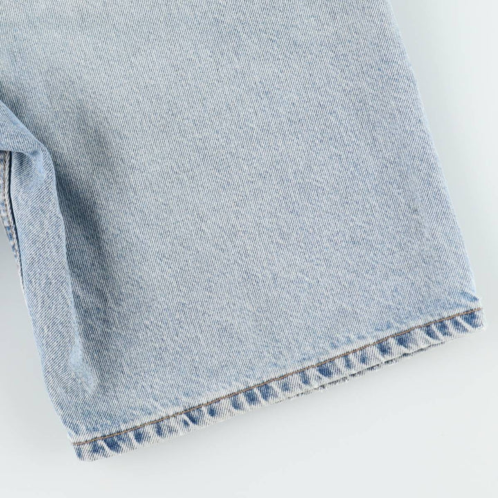 90'S Levi's 550 Orange Tab Denim Shorts, Half Pants, Made in USA, Men's W36 (approx.), Vintage cotton Blue type light blue Vintage Second Hand