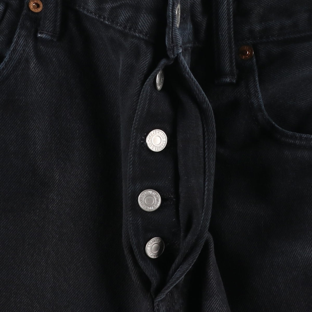 Levi's 501 Black Denim Shorts, Men's Size W34 (approx.) unclear black type Vintage Second Hand
