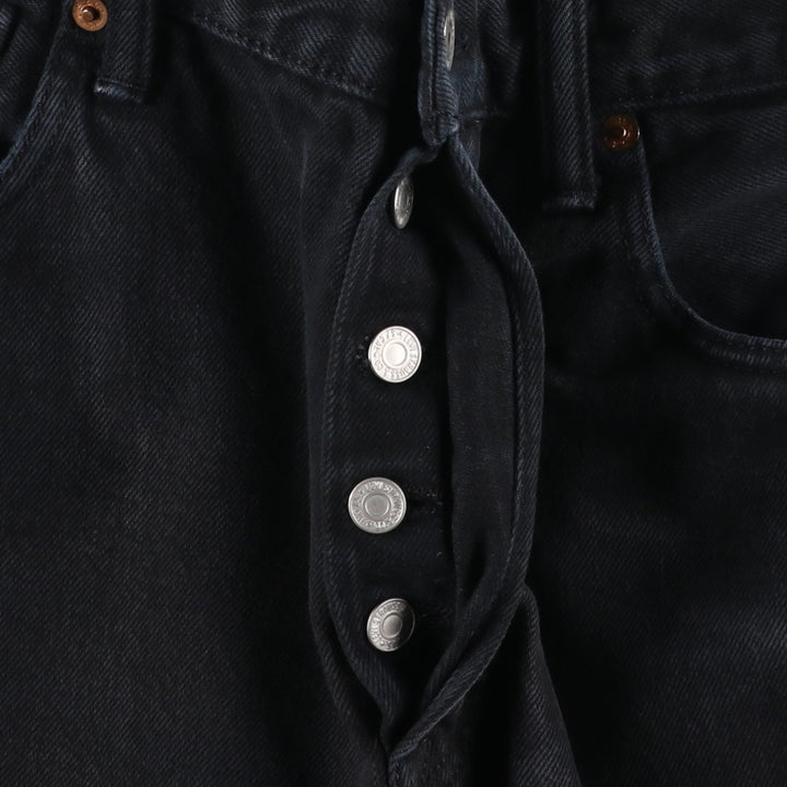 Levi's 501 Black Denim Shorts, Men's Size W34 (approx.) unclear black type Vintage Second Hand