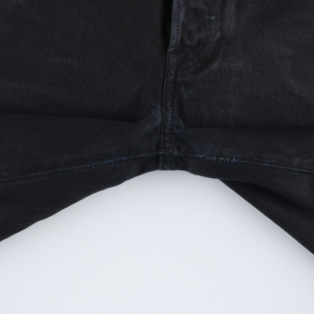 Levi's 501 Black Denim Shorts, Men's Size W34 (approx.) unclear black type Vintage Second Hand