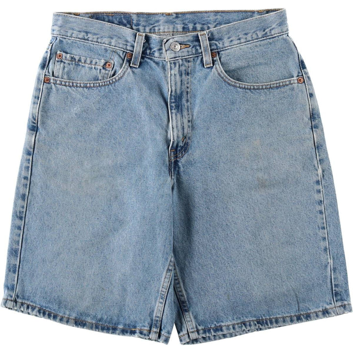 Levi's 550 denim shorts, men's size W32 (approx.). unclear blue type Vintage Second Hand