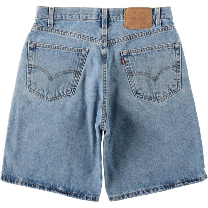 Levi's 550 denim shorts, men's size W32 (approx.). unclear blue type Vintage Second Hand
