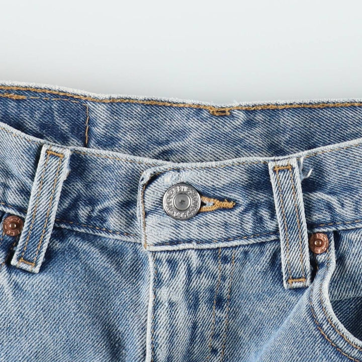 Levi's 550 denim shorts, men's size W32 (approx.). unclear blue type Vintage Second Hand