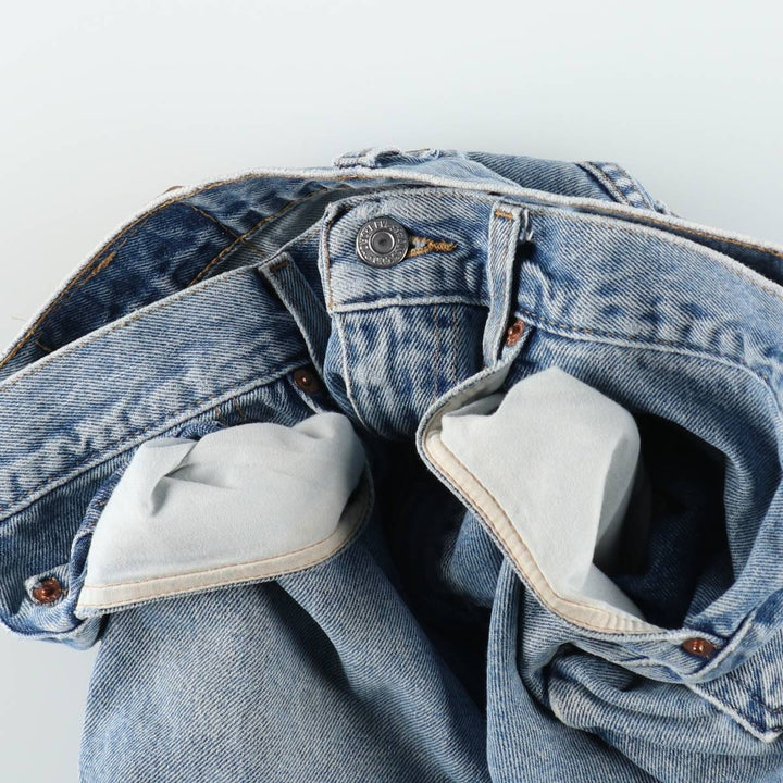 Levi's 550 denim shorts, men's size W32 (approx.). unclear blue type Vintage Second Hand