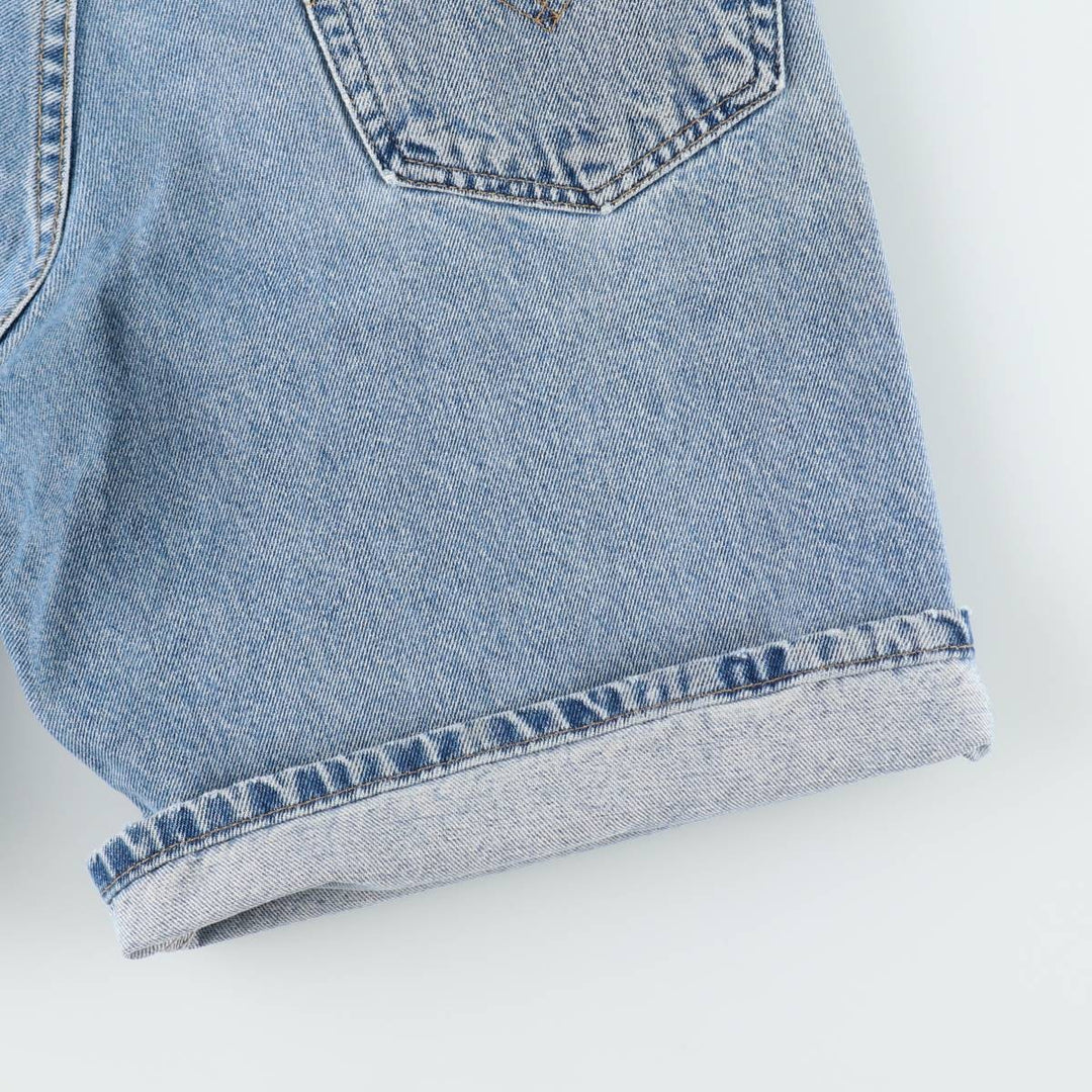 Levi's 550 denim shorts, men's size W32 (approx.). unclear blue type Vintage Second Hand