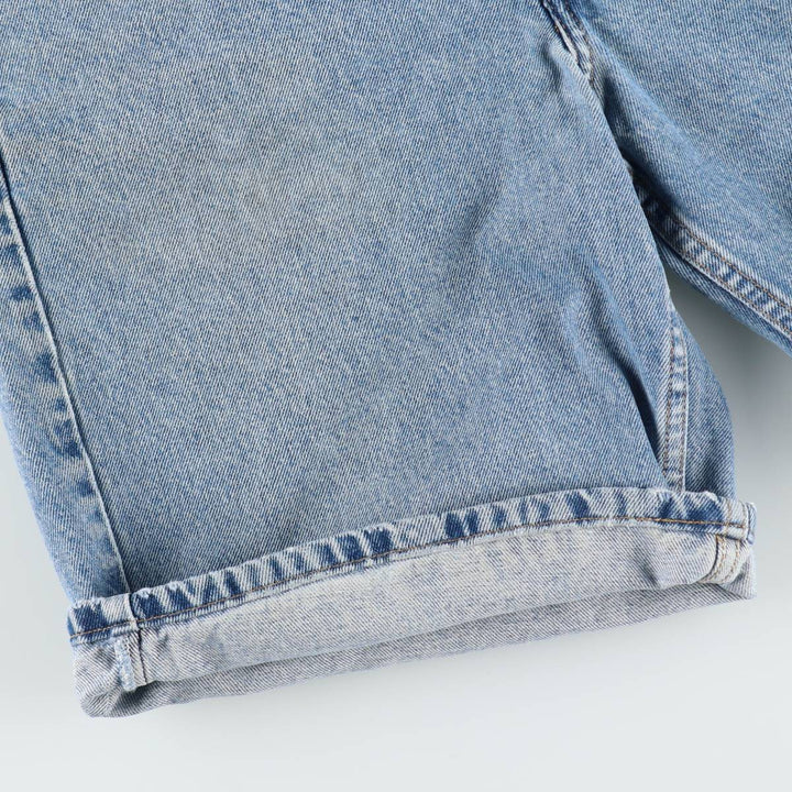 Levi's 550 denim shorts, men's size W32 (approx.). unclear blue type Vintage Second Hand