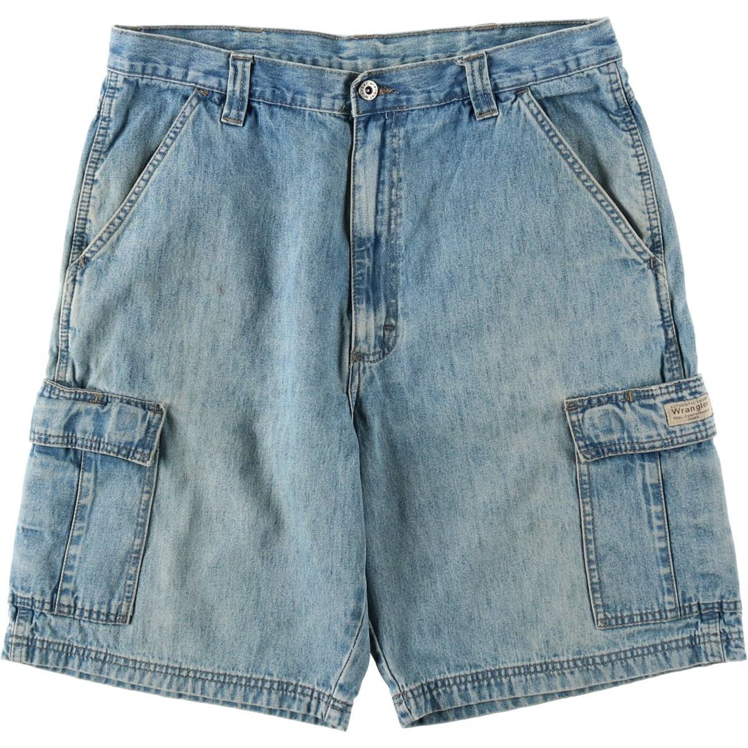 Wrangler cargo shorts, men's size W35 (approx.) unclear blue type Vintage Second Hand