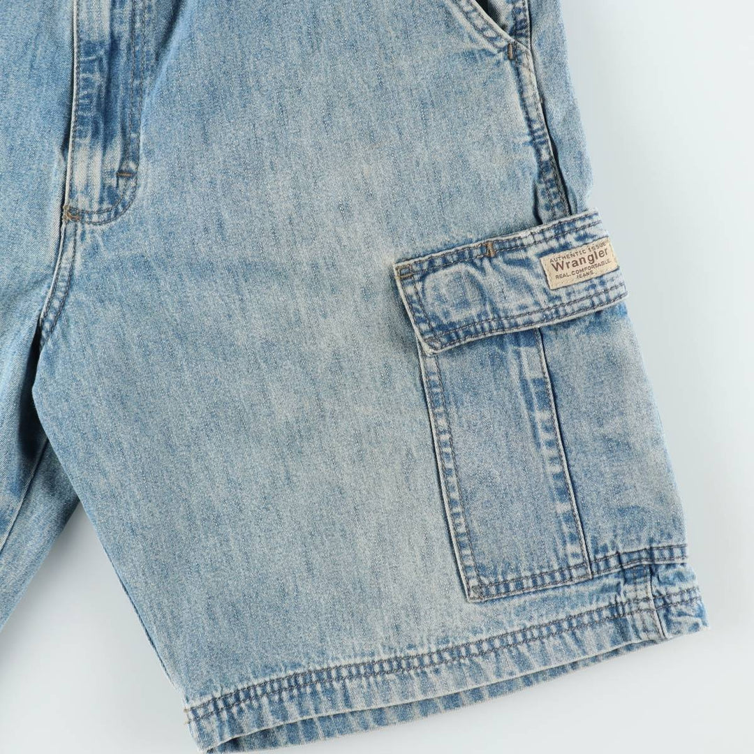 Wrangler cargo shorts, men's size W35 (approx.) unclear blue type Vintage Second Hand