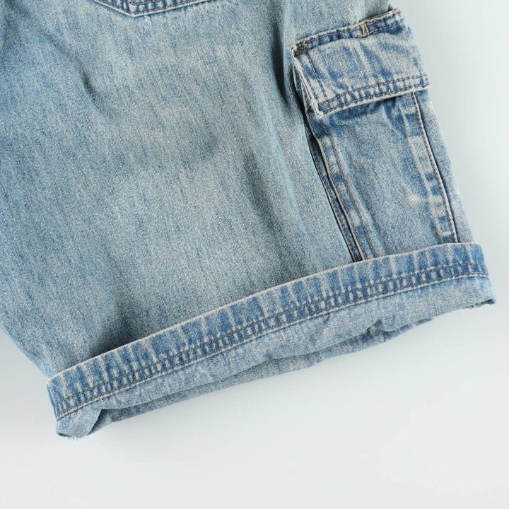 Wrangler cargo shorts, men's size W35 (approx.) unclear blue type Vintage Second Hand