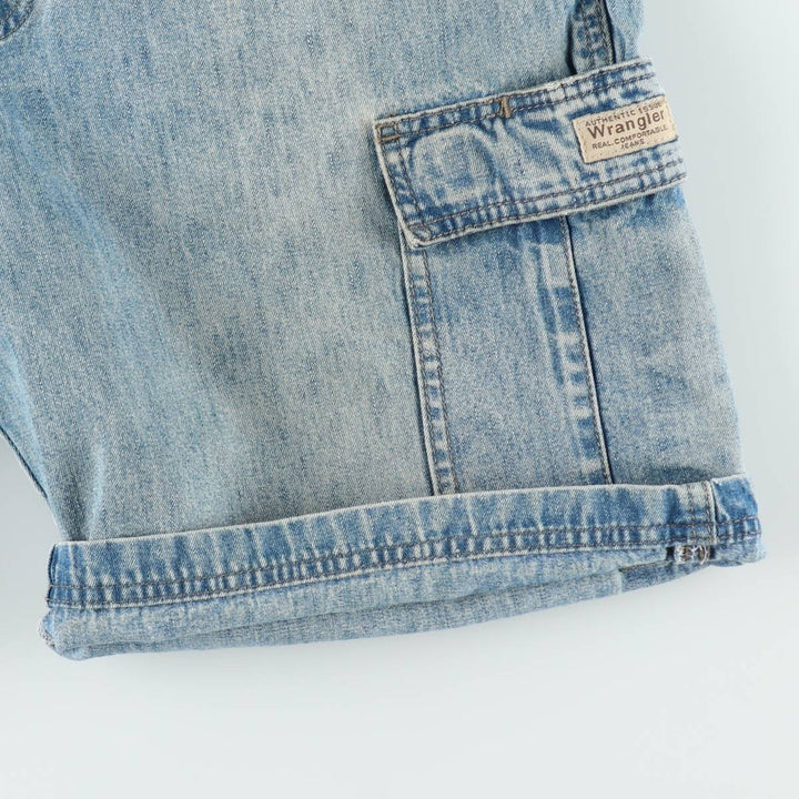 Wrangler cargo shorts, men's size W35 (approx.) unclear blue type Vintage Second Hand