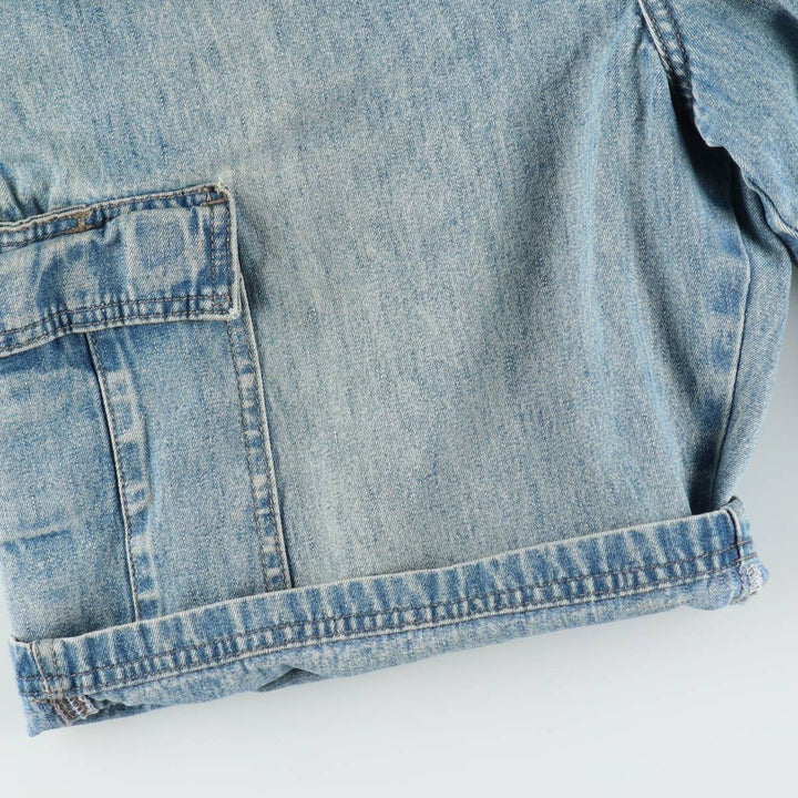 Wrangler cargo shorts, men's size W35 (approx.) unclear blue type Vintage Second Hand