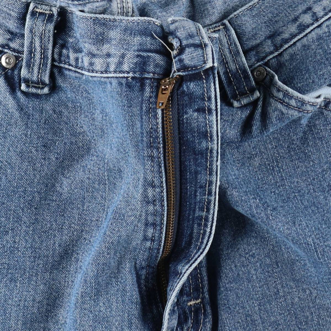 90'S Lee DUNGAREES Denim Painter Shorts, Men's W36 (approx.), Vintage unclear blue type Vintage Second Hand