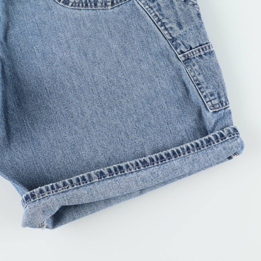 90'S Lee DUNGAREES Denim Painter Shorts, Men's W36 (approx.), Vintage unclear blue type Vintage Second Hand