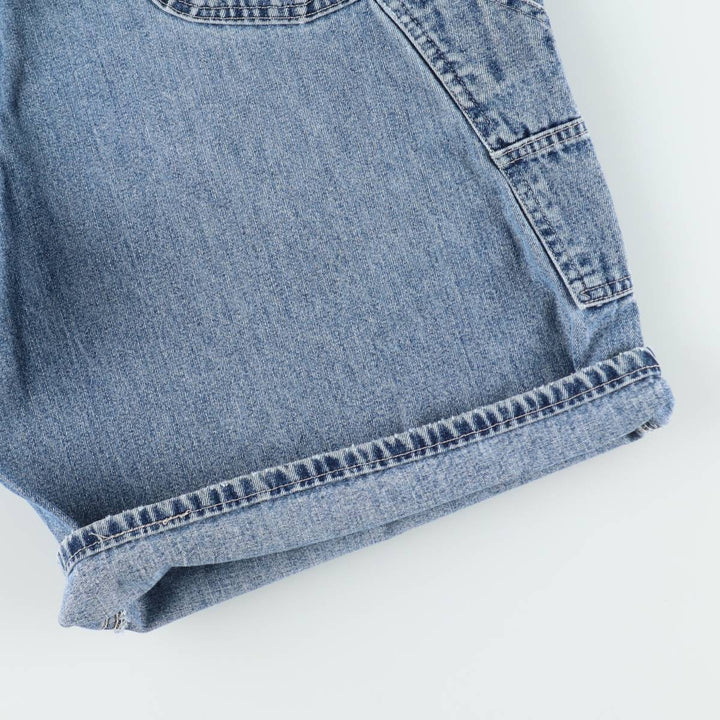 90'S Lee DUNGAREES Denim Painter Shorts, Men's W36 (approx.), Vintage unclear blue type Vintage Second Hand