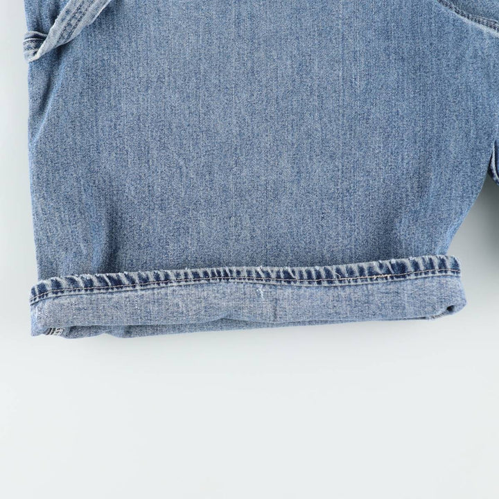 90'S Lee DUNGAREES Denim Painter Shorts, Men's W36 (approx.), Vintage unclear blue type Vintage Second Hand