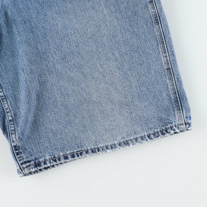 90'S Lee DUNGAREES Denim Painter Shorts, Men's W36 (approx.), Vintage unclear blue type Vintage Second Hand