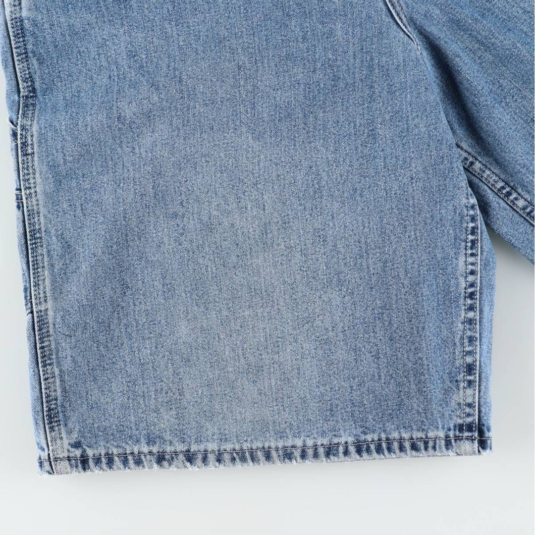 90'S Lee DUNGAREES Denim Painter Shorts, Men's W36 (approx.), Vintage unclear blue type Vintage Second Hand