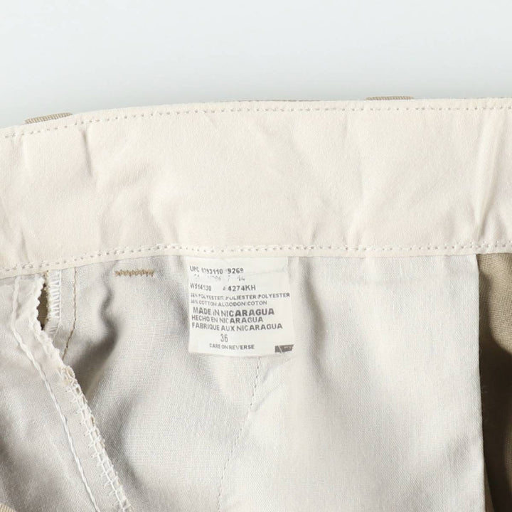 Dickies two-pleat work shorts, men's size W35 (approx.) polyester Beige type Vintage Second Hand
