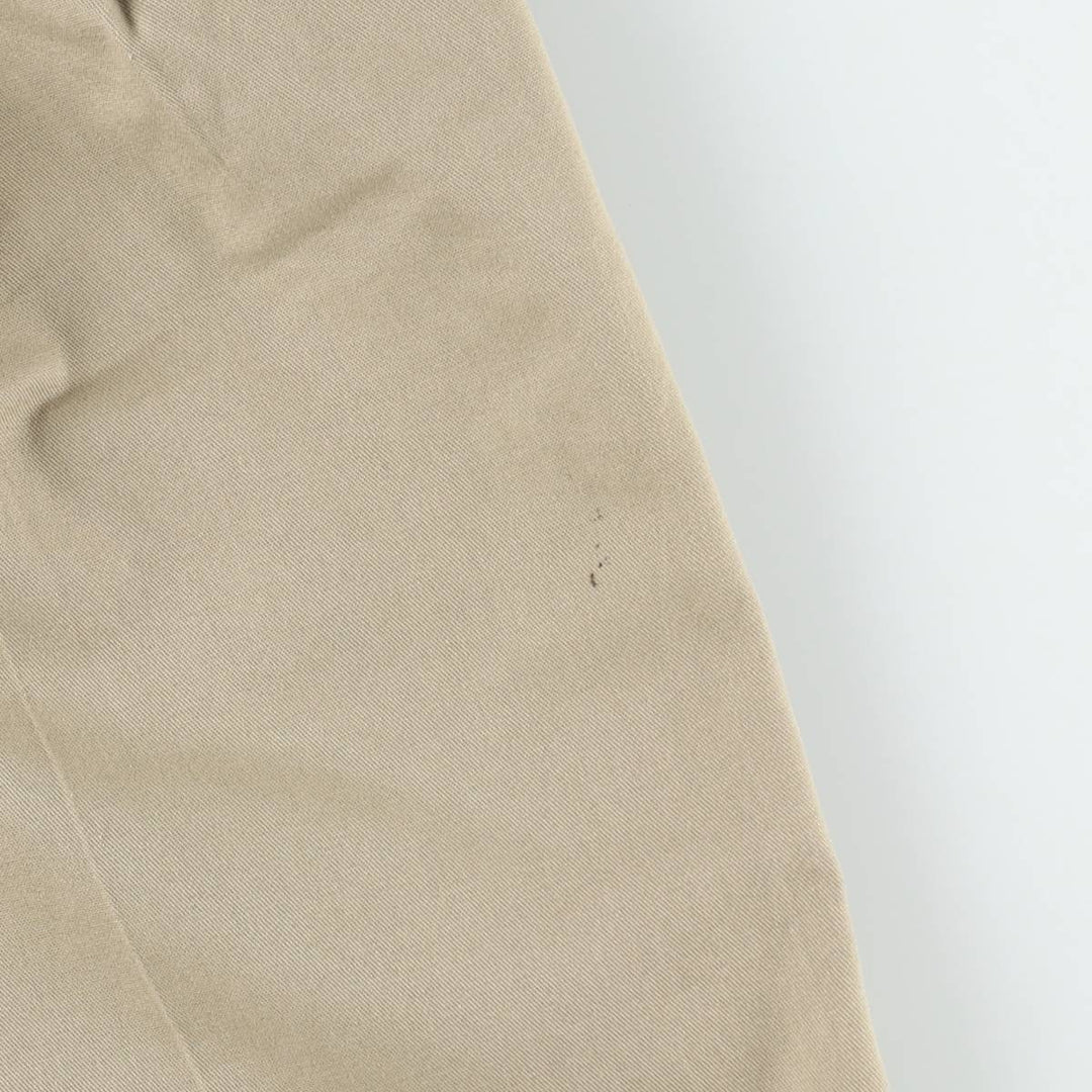 Dickies two-pleat work shorts, men's size W35 (approx.) polyester Beige type Vintage Second Hand