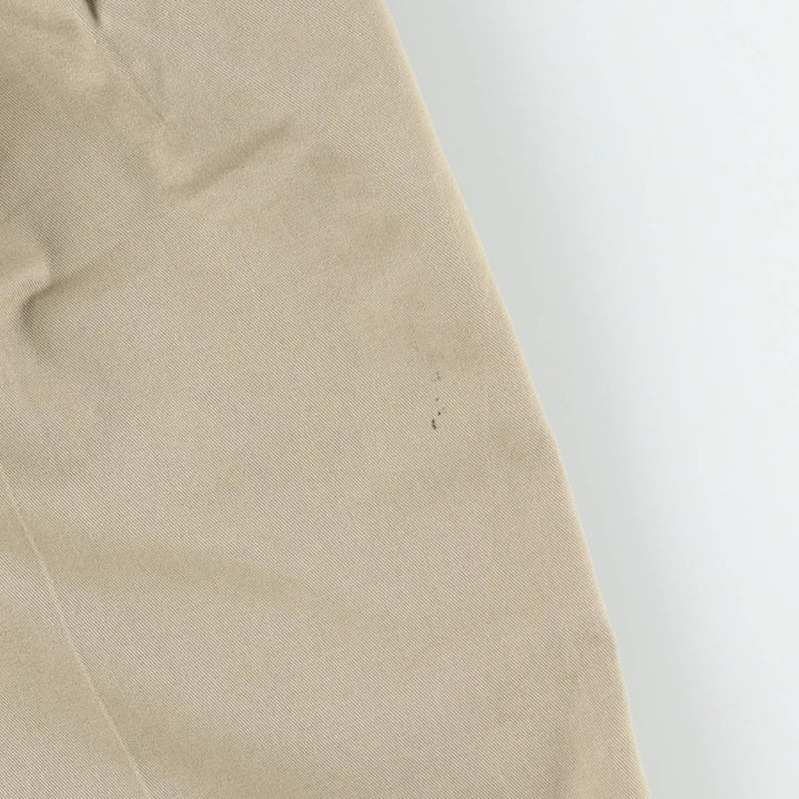Dickies two-pleat work shorts, men's size W35 (approx.) polyester Beige type Vintage Second Hand