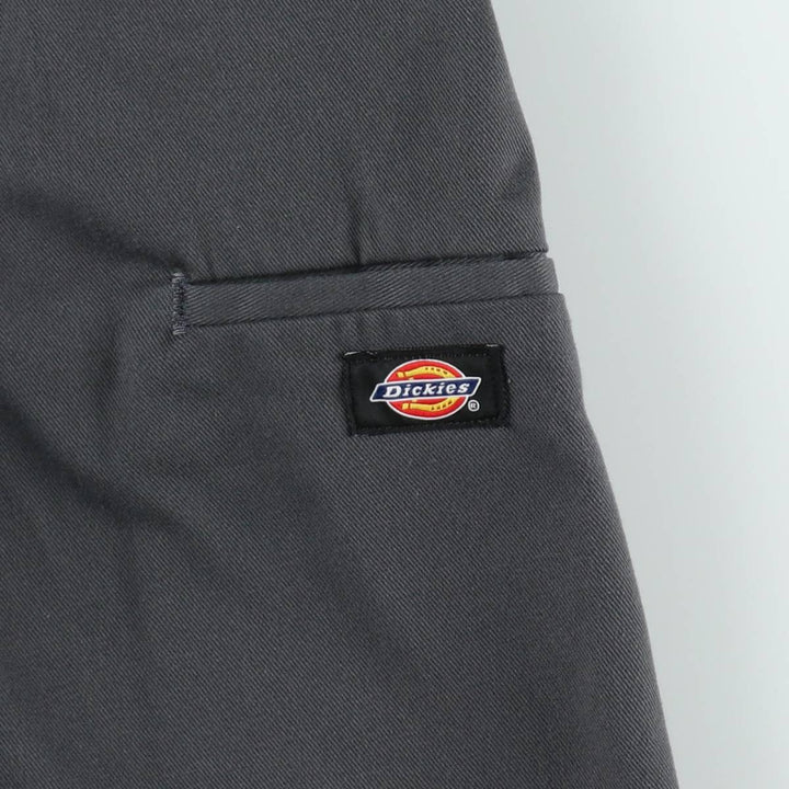 Dickies Loose Fit Work Shorts, Half Pants, Men's, W34 equivalent polyester gray type Vintage Second Hand