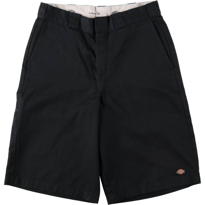 Dickies Loose Fit Work Shorts, Half Pants, Men's, W30 equivalent polyester black type Vintage Second Hand