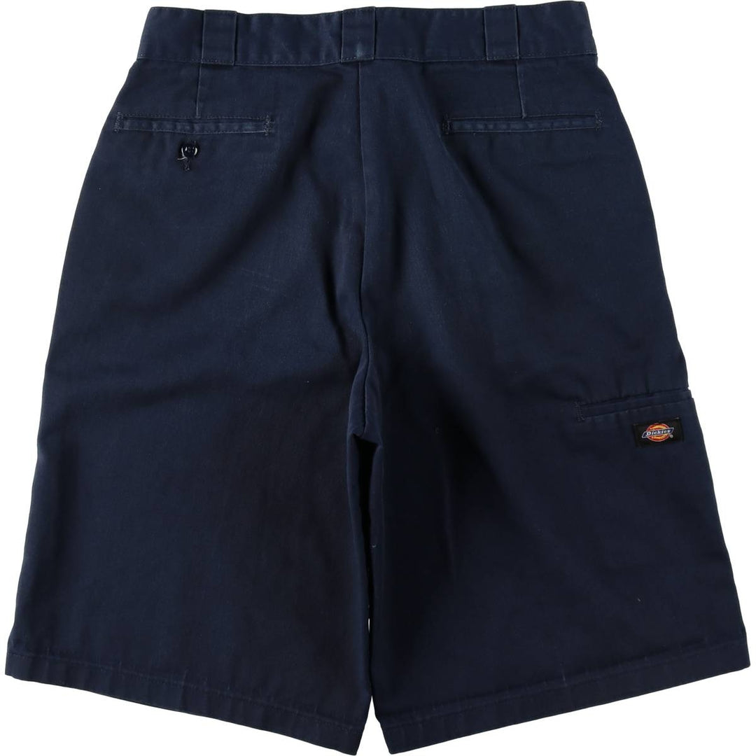 Dickies Loose Fit Work Shorts, Half Pants, Men's, W32 equivalent polyester navy blue type Vintage Second Hand