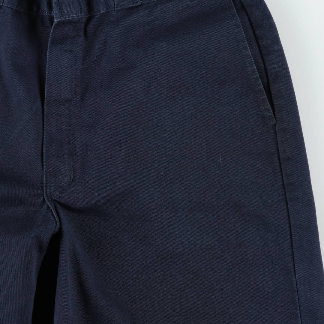 Dickies Loose Fit Work Shorts, Half Pants, Men's, W32 equivalent polyester navy blue type Vintage Second Hand