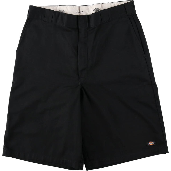 Dickies Loose Fit Work Shorts, Half Pants, Men's, W36 equivalent polyester black type Vintage Second Hand