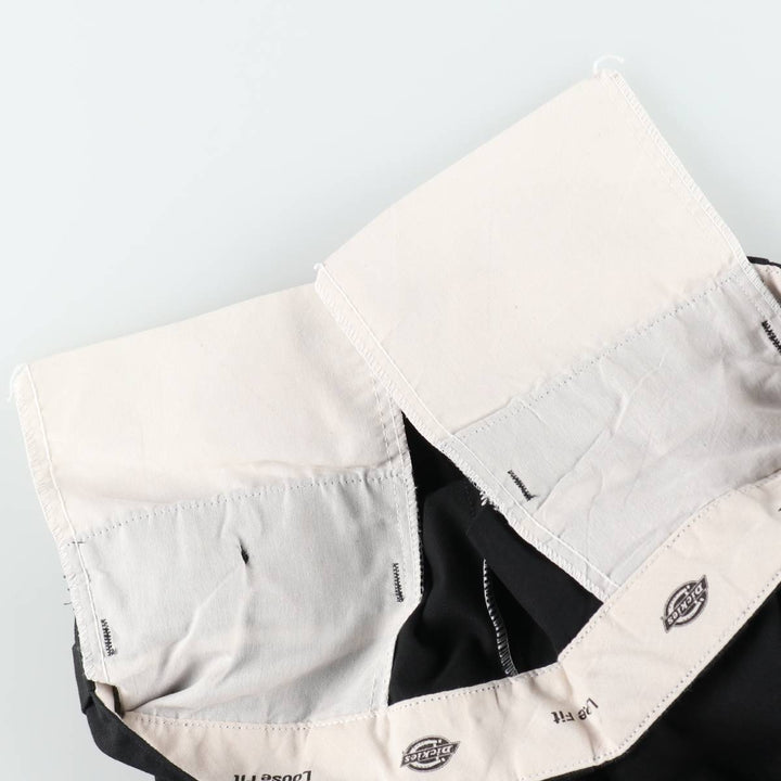 Dickies Loose Fit Work Shorts, Half Pants, Men's, W36 equivalent polyester black type Vintage Second Hand