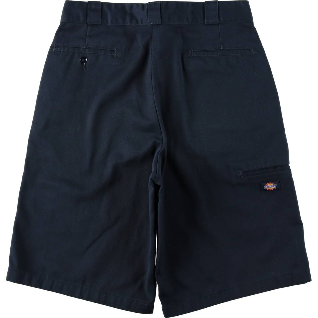 Dickies Work Shorts, Half Pants, Men's, W32 equivalent polyester navy blue type Vintage Second Hand