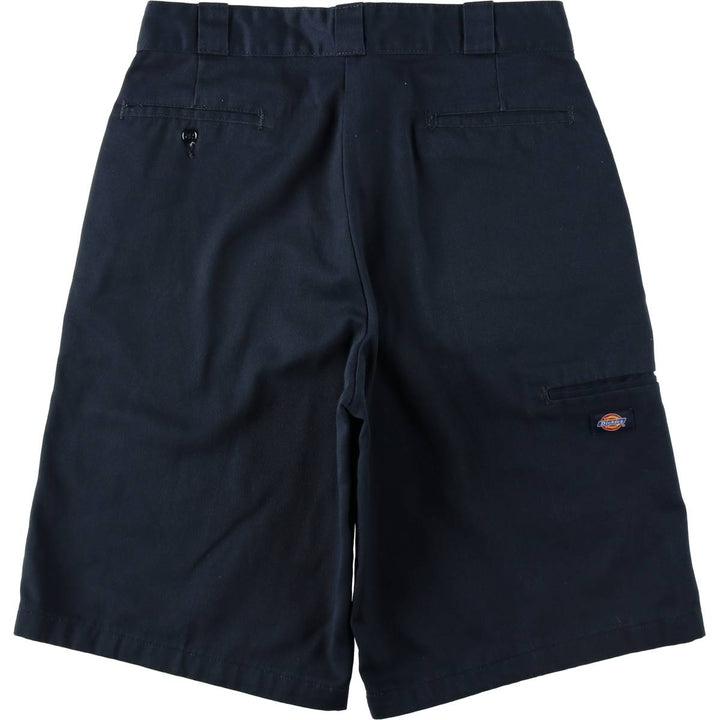 Dickies Work Shorts, Half Pants, Men's, W32 equivalent polyester navy blue type Vintage Second Hand