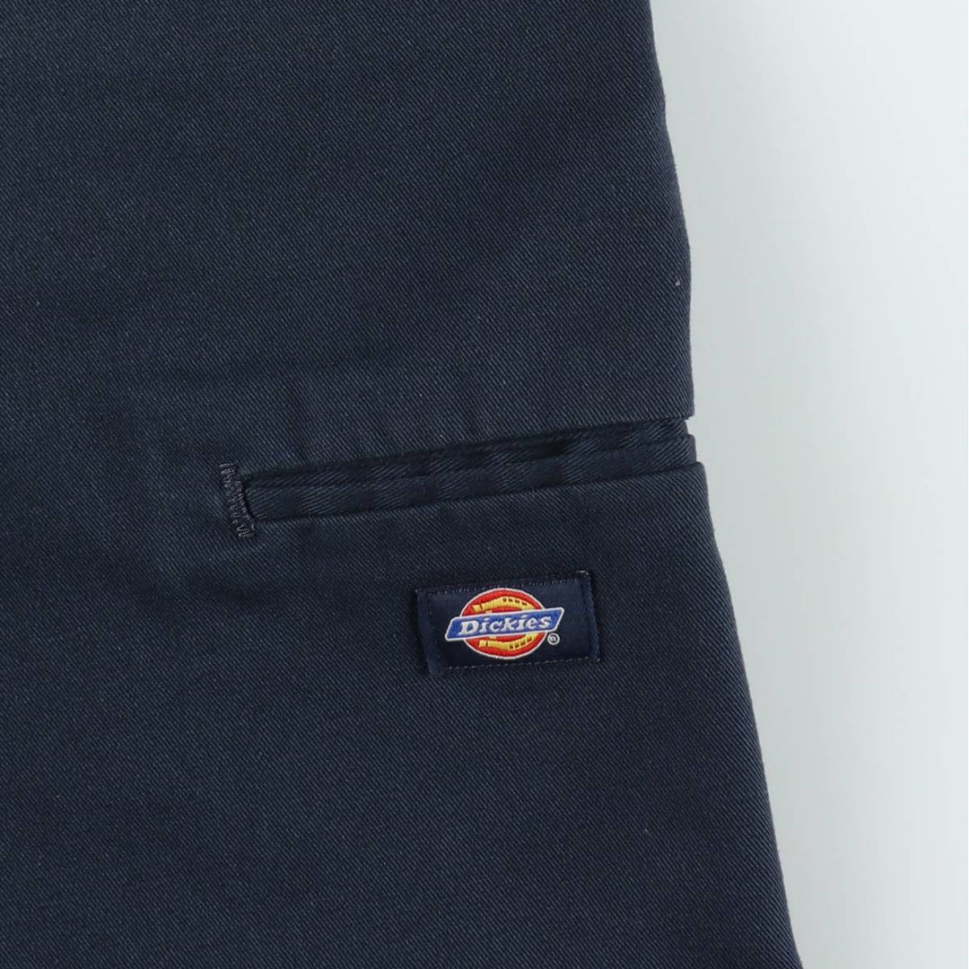 Dickies Work Shorts, Half Pants, Men's, W32 equivalent polyester navy blue type Vintage Second Hand