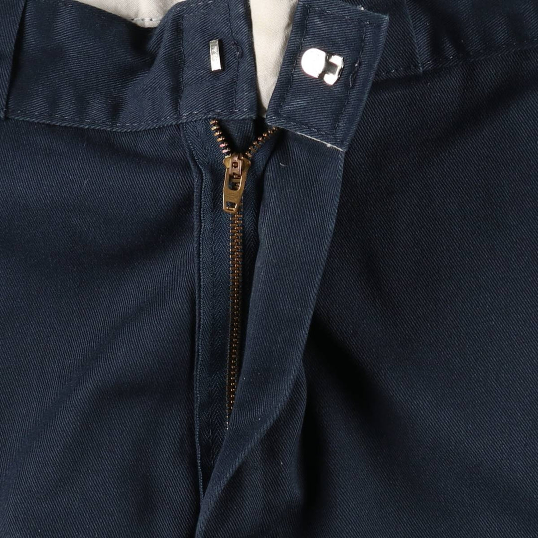 Dickies Work Shorts, Half Pants, Men's, W32 equivalent polyester navy blue type Vintage Second Hand