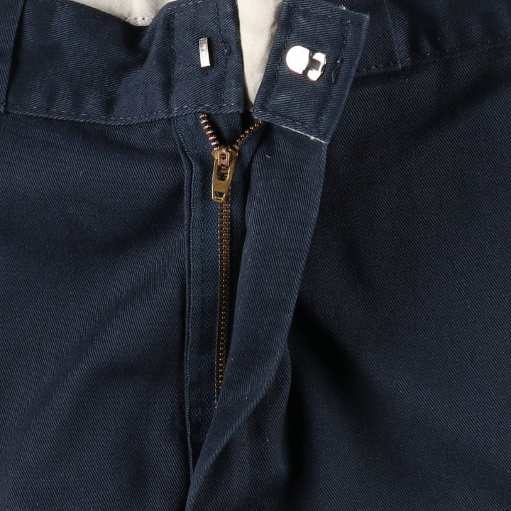 Dickies Work Shorts, Half Pants, Men's, W32 equivalent polyester navy blue type Vintage Second Hand