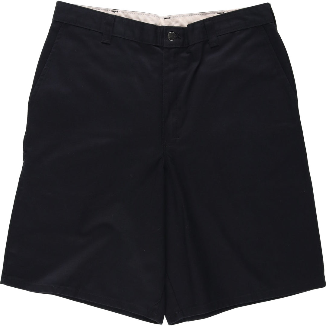 Dickies Work Shorts, Half Pants, Men's, W35 equivalent polyester black type Vintage Second Hand