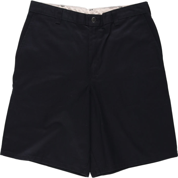 Dickies Work Shorts, Half Pants, Men's, W35 equivalent polyester black type Vintage Second Hand